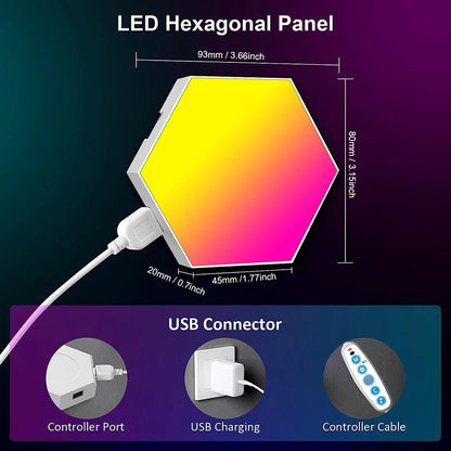 Hexagonal Glow Wall™